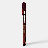 La Chanteuse Rouge Rood Abstract Patroon Case-Mate iPhone Case (Achterkant / Links)