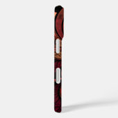 La Chanteuse Rouge Rood Abstract Patroon Case-Mate iPhone Case (Achterkant / Rechts)