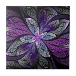 La Chanteuse Violett Ceramic Tile Tegeltje