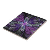 La Chanteuse Violett Ceramic Tile Tegeltje (Zijkant)