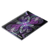 La Chanteuse Violett-laptop op maat Notitieboek (Linkerzijde)