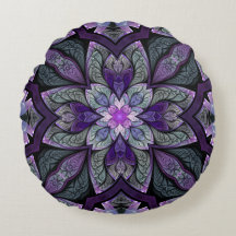 La Chanteuse Violett Round Sierkussen
