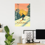 La Chapelle d'Abondance Skigebied Reisposter Poster (Thuiskantoor)