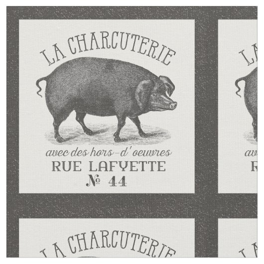 LA CHARCUTERIE Pig  Frans Stof (Close Up)
