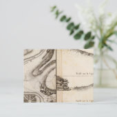 La Charente Atlas Map Briefkaart (Staand voorkant)