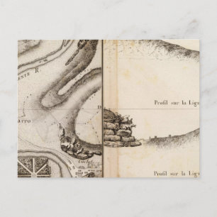 La Charente Atlas Map Briefkaart