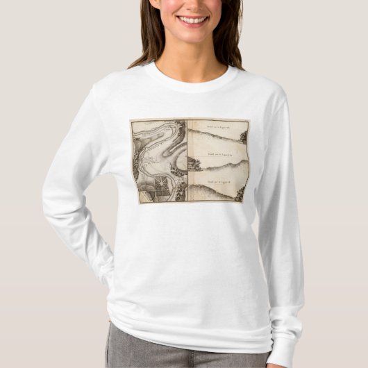 La Charente Atlas Map T-shirt (Voorkant)