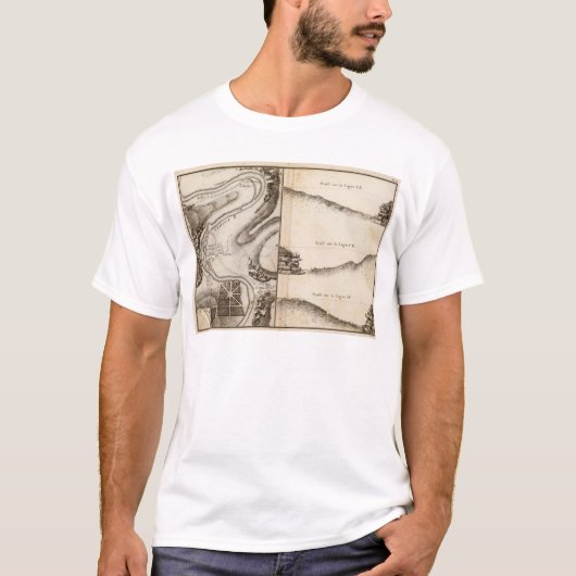 La Charente Atlas Map T-shirt (Voorkant)