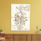 La Charente Canvas Afdruk (Insitu (Woonkamer))