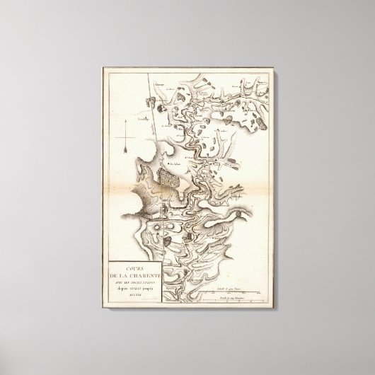 La Charente Canvas Afdruk (Voorkant)