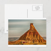 La cheminée de Fée - Désert des Bardenas Briefkaart (Voorkant / Achterkant)