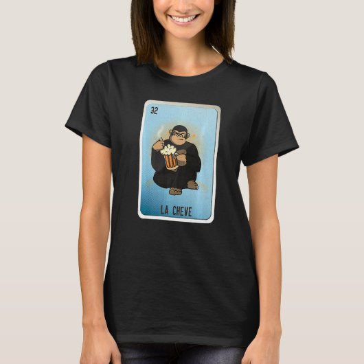 La Cheve Mexican Slang Lottery Bingo Cards   T-shirt (Voorkant)