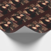 La Chola Mona Lisa Mexicaans Cadeaupapier (Hoek)