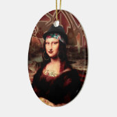 La Chola Mona Lisa Mexicaans Keramisch Ornament (Links)