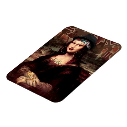 La Chola Mona Lisa Mexicaans Magneet (Linkerzijde)