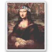 La Chola Mona Lisa Mexicaans Sticker (Voorkant)