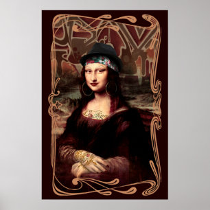 La Chola Mona Lisa Poster