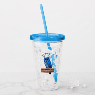La Chouette Bleue Cafe Acryl Drinkbeker