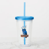 La Chouette Bleue Cafe Acryl Drinkbeker (Voorkant)