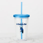 La Chouette Bleue Cafe Acryl Drinkbeker (Voorkant)