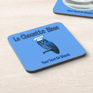 La Chouette Bleue Cafe Bier Onderzetter