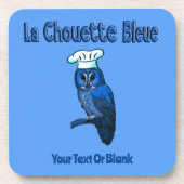 La Chouette Bleue Cafe Bier Onderzetter (Voorkant)