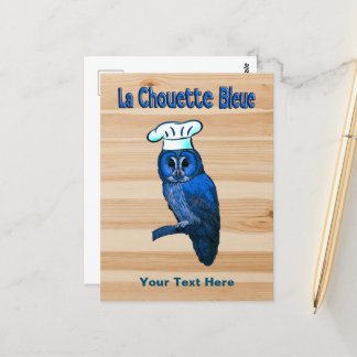 La Chouette Bleue Cafe Briefkaart