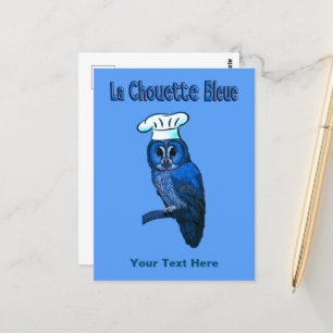 La Chouette Bleue Cafe Briefkaart