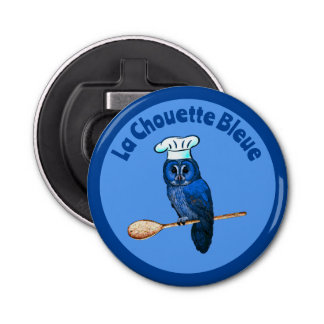 La Chouette Bleue Cafe Button Flesopener