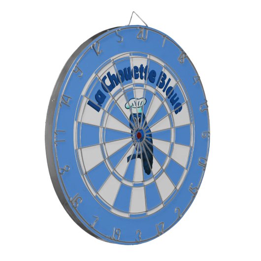 La Chouette Bleue Cafe Dartbord (Voorkant Links)