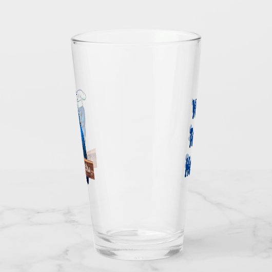 La Chouette Bleue Cafe Glas (Links)