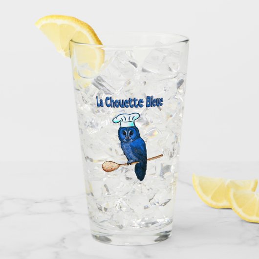 La Chouette Bleue Cafe Glas (Voorkant ijs)
