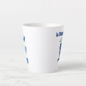 La Chouette Bleue Cafe Latte Mok (Voorkant)