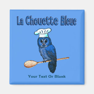 La Chouette Bleue Cafe Magneet
