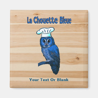 La Chouette Bleue Cafe Magneet