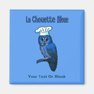 La Chouette Bleue Cafe Magneet
