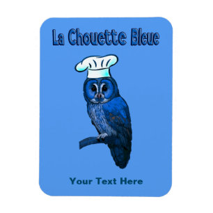 La Chouette Bleue Cafe Magneet