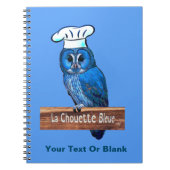La Chouette Bleue Cafe Notitieboek (Voorkant)
