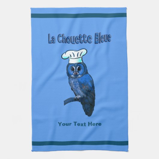 La Chouette Bleue Cafe Theedoek (Verticaal)