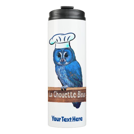 La Chouette Bleue Cafe Thermosbeker (Voorkant)