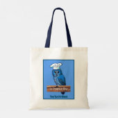 La Chouette Bleue Cafe Tote Bag (Achterkant)