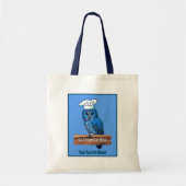 La Chouette Bleue Cafe Tote Bag (Voorkant)