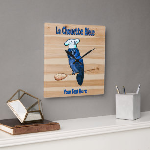 La Chouette Bleue Cafe Vierkante Klok