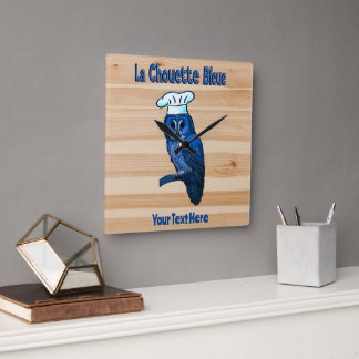 La Chouette Bleue Cafe Vierkante Klok