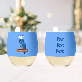 La Chouette Bleue Cafe Wijnglas Zonder Voet