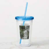 La Chute Waterfall in Forillon National Park Acryl Drinkbeker (Achterkant)