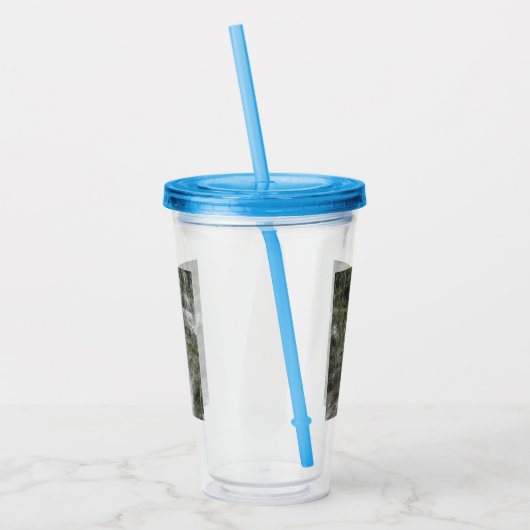 La Chute Waterfall in Forillon National Park Acryl Drinkbeker (Links)