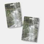 La Chute Waterfall in Forillon National Park Badge (Voor- en achterkant)