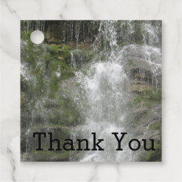 La Chute Waterfall in Forillon National Park Bedankjes Labels