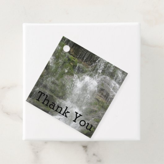 La Chute Waterfall in Forillon National Park Bedankjes Labels (In situ)